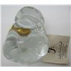 Image 3 : FENTON APRIL DIAMOND BEAR CLEAR CYRSTAL GLASS TAG