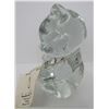 Image 5 : FENTON APRIL DIAMOND BEAR CLEAR CYRSTAL GLASS TAG