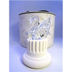 SWAROVSKI SILVER CRYSTAL SWAN STATUE 1995 BOX 7633
