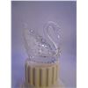 Image 9 : SWAROVSKI SILVER CRYSTAL SWAN STATUE 1995 BOX 7633