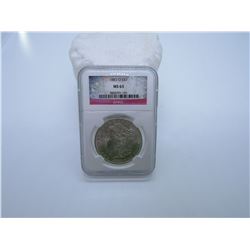 1883 O MORGAN SILVER DOLLAR NGC MS63