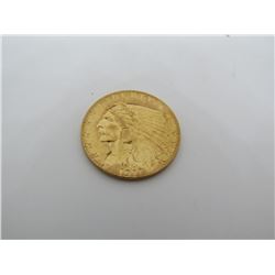 1911 INDIAN 2 1/2 DOLLAR GOLD COIN