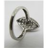 Image 3 : 1CT 65 DIAMOND CLUSTER RING STERLING SILVER SIZE10