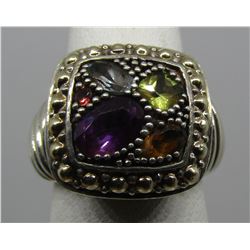 EFFY BALLISIMA RING 18K GOLD ON STERLING SILVER