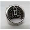Image 4 : HUGE 2 CARAT DIAMOND CLUSTER RING STERLING SILVER