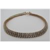 Image 2 : DIAMOND TENNIS BRACELET ROSE GOLD STERLING SILVER