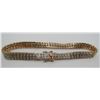 Image 3 : DIAMOND TENNIS BRACELET ROSE GOLD STERLING SILVER