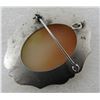 Image 2 : CAMEO PIN PENDANT BROOCH STERLING SILVER &10K GOLD