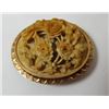 Image 4 : CARVED 3D FLORAL CAMEO BROOCH PIN 14K GOLD C1850
