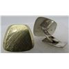 Image 5 : MIDCENTURY MODERN CUFFLINKS GOLD ON 800 STERLING