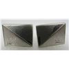 Image 2 : ANSON CUFFLINKS STERLING SILVER ENGRAVED LINKS