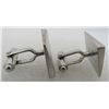 Image 4 : ANSON CUFFLINKS STERLING SILVER ENGRAVED LINKS