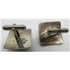 Image 2 : WILSON BEGAY TURQUOISE CUFFLINKS STERLING SILVER