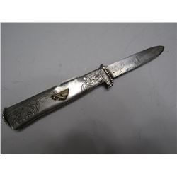 STERLING & GOLD SOLINGEN FOLDING KNIFE MERCATOR