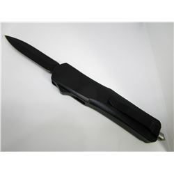 9" BLACK SWITCHBLADE AUTOMATIC KNIFE OTF SLIDE