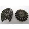 Image 1 : TWO VICTORIAN STERLING FILIGREE PINS EGYPT JUDAICA
