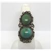 Image 2 : LARGE OLD PAWN NAVAJO STERLING TURQUOISE RING