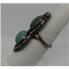 Image 3 : LARGE OLD PAWN NAVAJO STERLING TURQUOISE RING