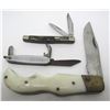 Image 1 : LOT OF 3 VINTAGE FOLDING POCKET KNIVES