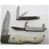Image 2 : LOT OF 3 VINTAGE FOLDING POCKET KNIVES