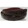 Image 1 : PAT AREIAS GENUINE CAIMAN CROCODILE LEATHER BELT