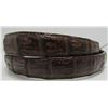 Image 4 : PAT AREIAS GENUINE CAIMAN CROCODILE LEATHER BELT