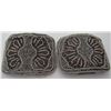 Image 2 : 2 PAIR SHOE BUCKLES ANTIQUE HOLFAST STEEL CUT BEAD