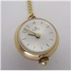 Image 2 : BUCHERER 14K GOLD SKELETON BALL WATCH NECKLACE 20"