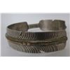 Image 4 : GLEN WILLIE FEATHER CUFF BRACELET STERLING SILVER