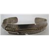 Image 5 : GLEN WILLIE FEATHER CUFF BRACELET STERLING SILVER