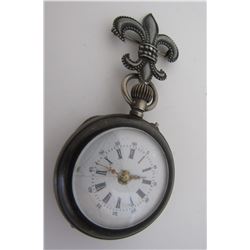 LAVALIER PIN POCKETWATCH STERLING SILVER WATCH