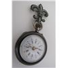 Image 1 : LAVALIER PIN POCKETWATCH STERLING SILVER WATCH