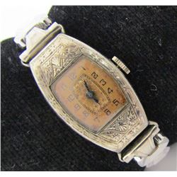 BULOVA WATCH  14K GF 15 JEWEL  ENGRAVED WRISTWATCH