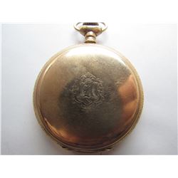 9 SIZE 15 JEWEL ELGIN POCKETWATCH HUNTER CASE 1903