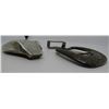 Image 2 : TWO STERLING BELT BUCKLES SNAKE HEAD VICTORIAN 56G