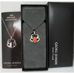 GEORG JENSEN NECKLACE STERLING SILVER 2006 NIB