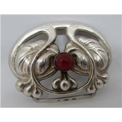 BERNARD HERTZ 826 SILVER DENMARK SKONVIRKE BUCKLE