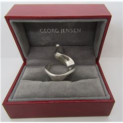 GEORG JENSEN BIRD RING 477 STERLING SILVER ASCH