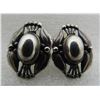 Image 3 : GEORG JENSEN EARRINGS STERLING SILVER POST 2000