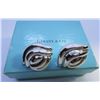 Image 3 : TIFFANY & CO EARRINGS STERLING SILVER POST & CLIP