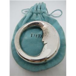 TIFFANY & CO BABY RATTLE STERLING SILVER MAN MOON