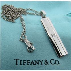TIFFANY & CO DIAMOND NECKLACE 18K GOLD LUCIDA