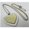Image 2 : TIFFANY & CO HEART NECKLACE GOLD & STERLING SILVER