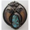 Image 6 : ENJ BEAR CLAW TURQUOISE BRACELET STERLING SILVER