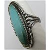 Image 2 : TURQUOISE RING STERLING SILVER SIZE 6  HUGE