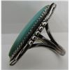 Image 5 : TURQUOISE RING STERLING SILVER SIZE 6  HUGE