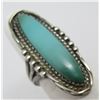 Image 6 : TURQUOISE RING STERLING SILVER SIZE 6  HUGE