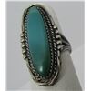 Image 7 : TURQUOISE RING STERLING SILVER SIZE 6  HUGE