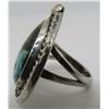 Image 2 : NAVAJO TURQUOISE RING STERLING SILVER