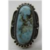Image 1 : NELSON TURQUOISE RING STERLING SILVER